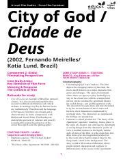 Focus Film Factsheet City of God / Cidade de Deus .